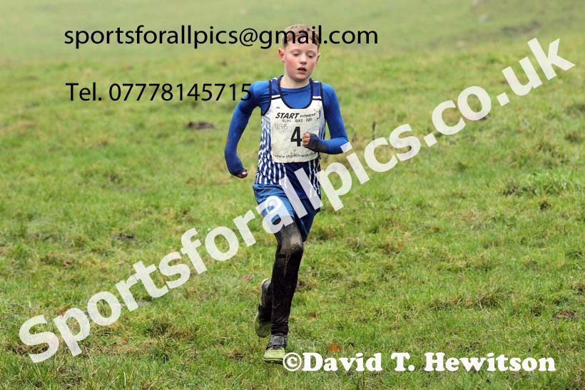 Boys under-13s, NECAA Junior Cross Country Relays, Thornley Farm, Peterlee, Saturday, December 12th. Photo: David T. Hewitson/Sports for All Pics